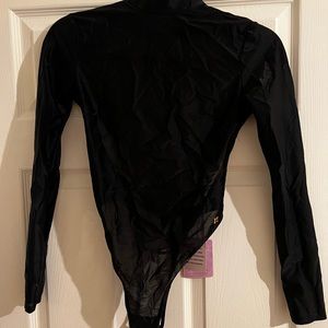SavageXFenty Long-Sleeve Open-Back Glissenette Teddy
